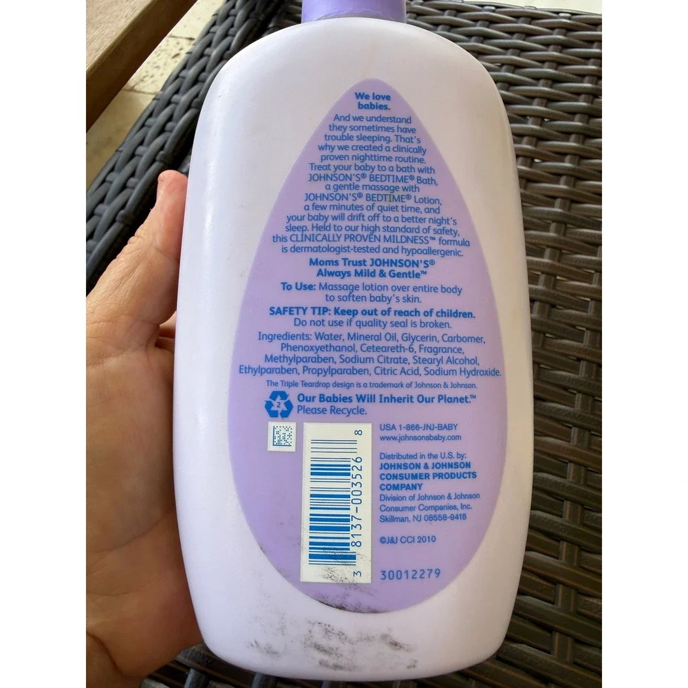 Johnsons Baby Head-to-Toe Wash 28oz and Bedtime Lotion 15oz‎ Set Bundle